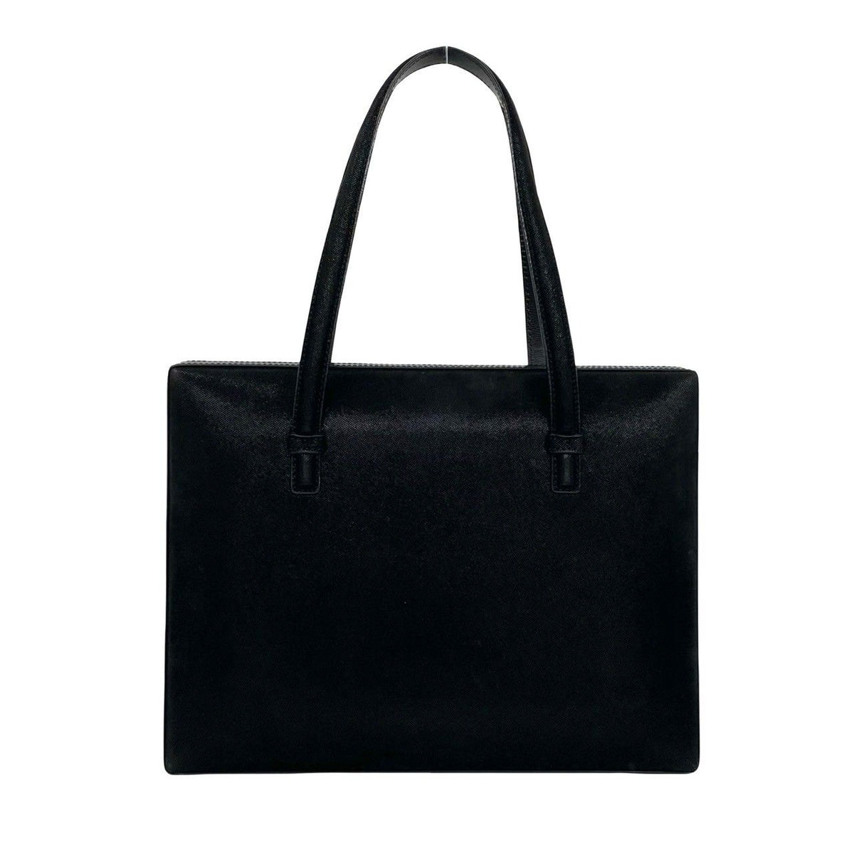 Loewe Vintage Anagram Logo Suede Leather Handbag Mini Tote Black — view 3