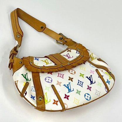 Louis Vuitton Leonor Shoulder Bag Monogram Multicolor Blanc — view 2
