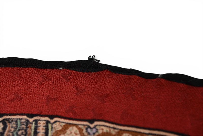 Tiffany & Co Scarf Silk Vintage Flower Motif Red Multi — view 4