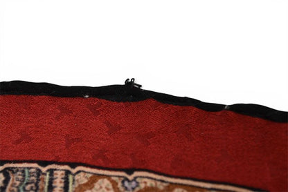 Tiffany & Co Scarf Silk Vintage Flower Motif Red Multi — view 4