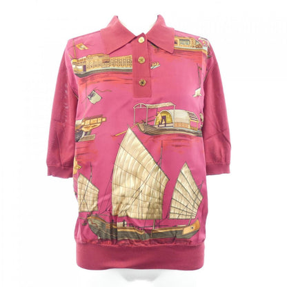 Hermes Vintage Jonques Et Sampans Twill Lane Polo