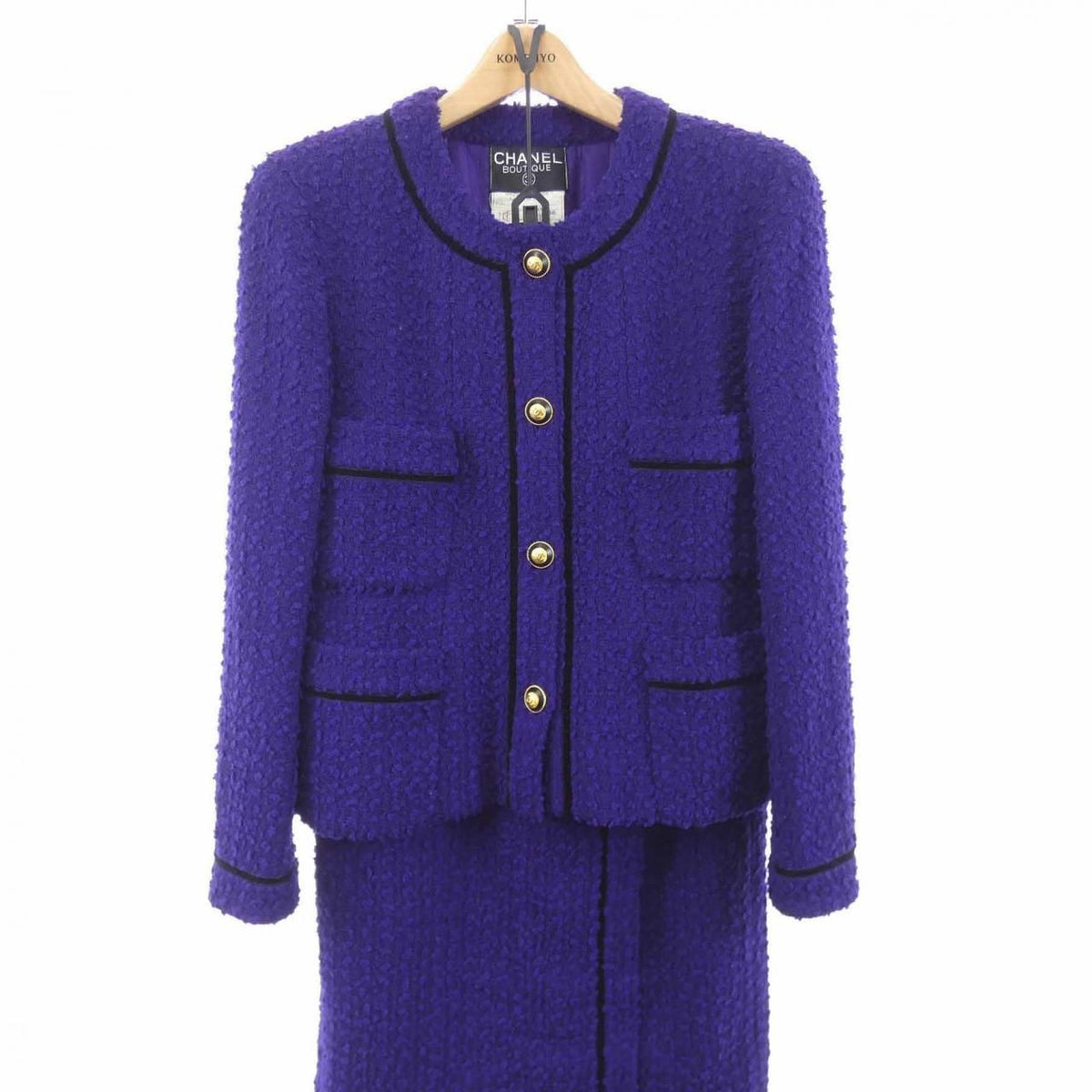 Chanel 93A Vintage Suit Purple