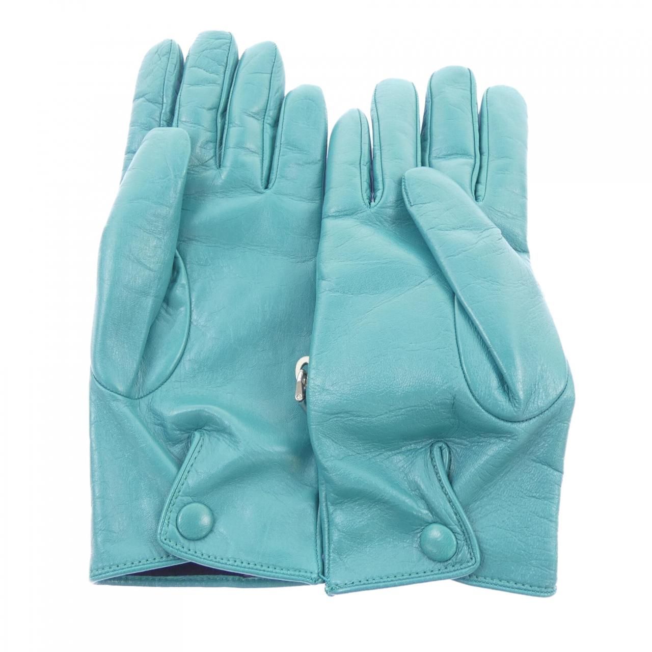Prada Glove Green — view 2