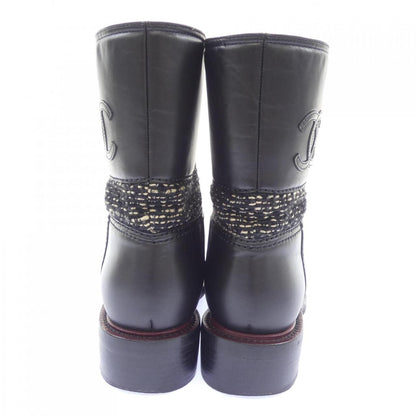 Chanel Short Boots Black — view 5
