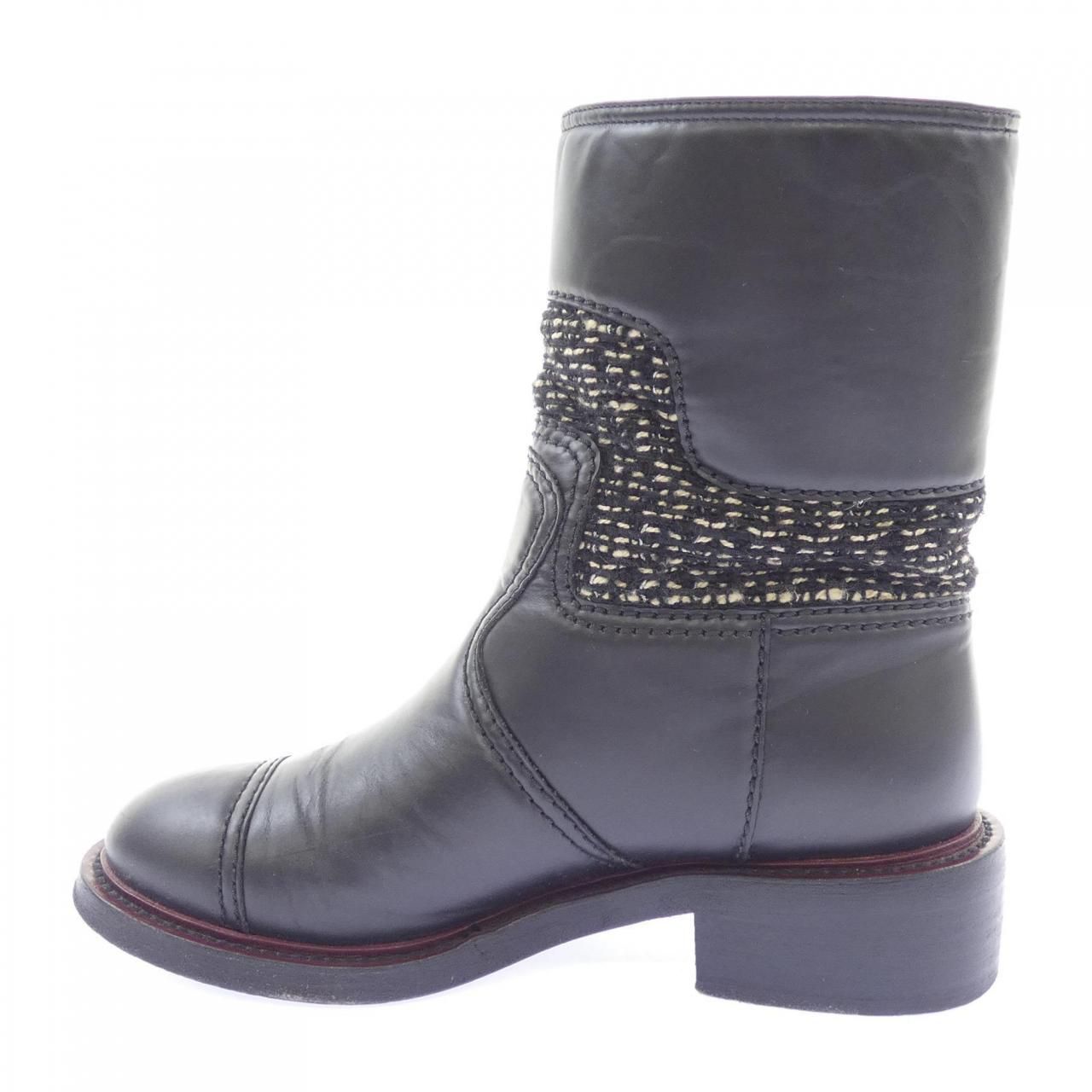 Chanel Short Boots Black — view 2