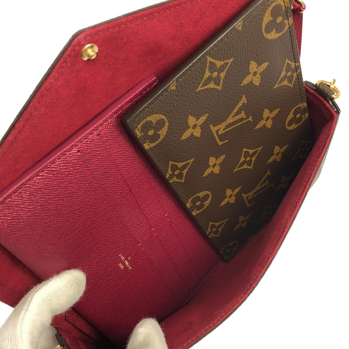 Louis Vuitton Monogram Pochette Felicie Shoulder Bag — view 8
