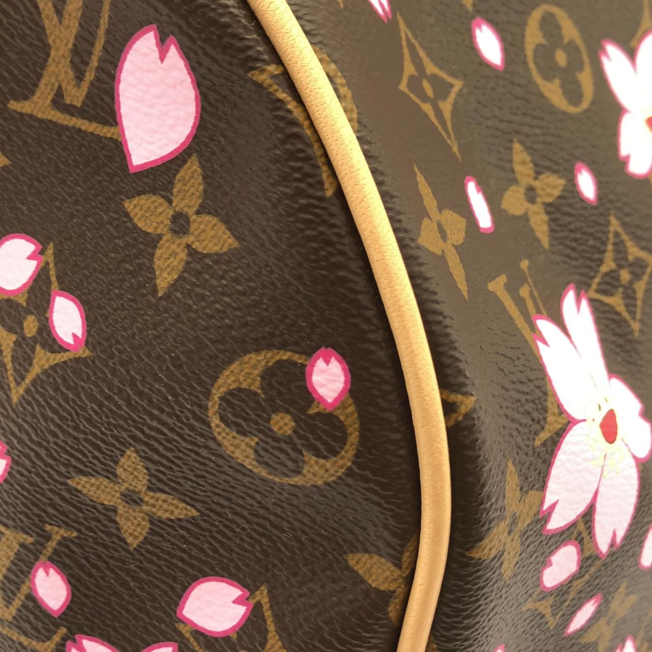 Louis Vuitton Monogram Cherry Blossom Keepall Bandouliere Boston Bag — view 6