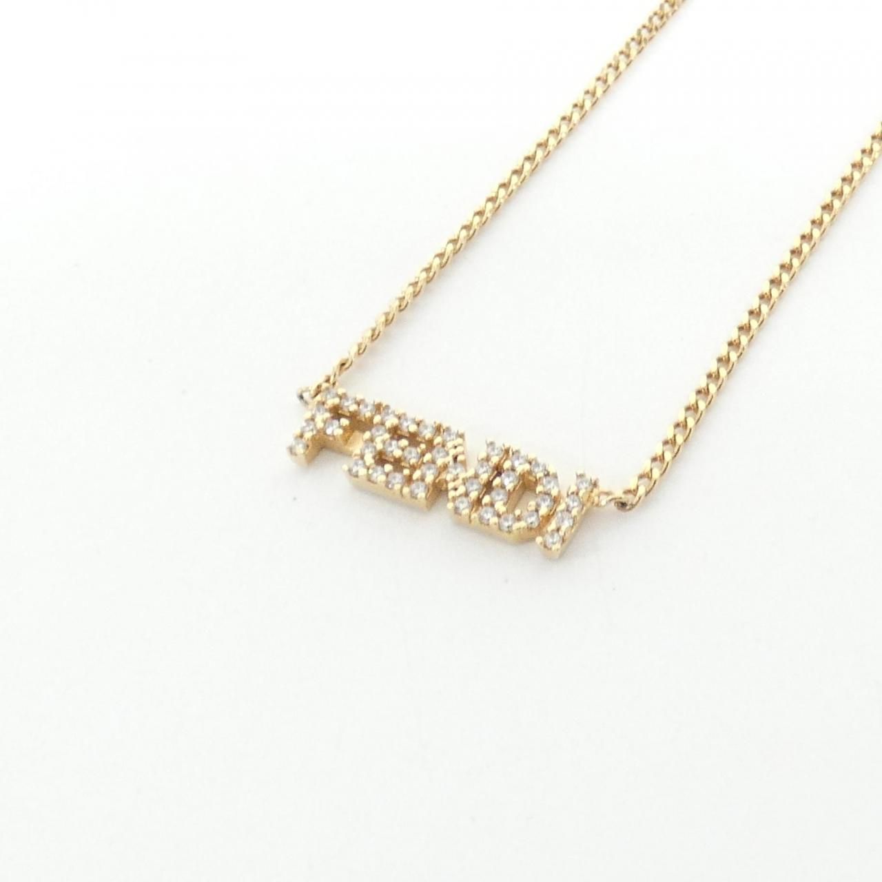 Fendi Necklace Gold — view 3