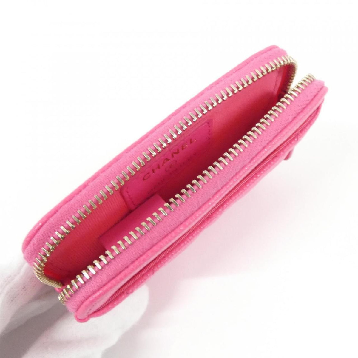 Chanel Coin Case Coin Purse Pink — view 5