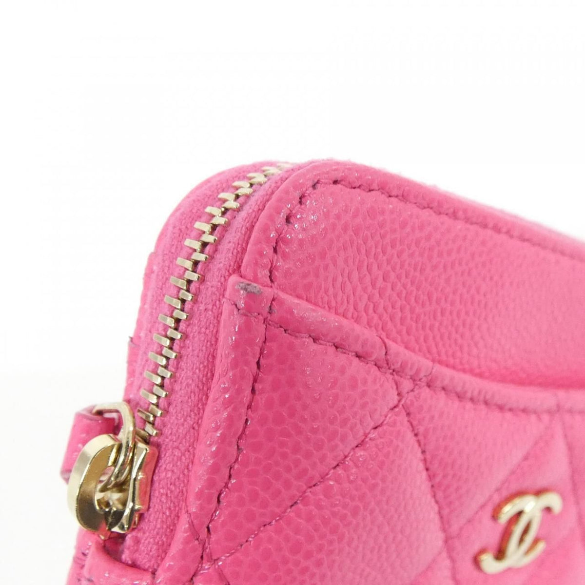 Chanel Coin Case Coin Purse Pink — view 3