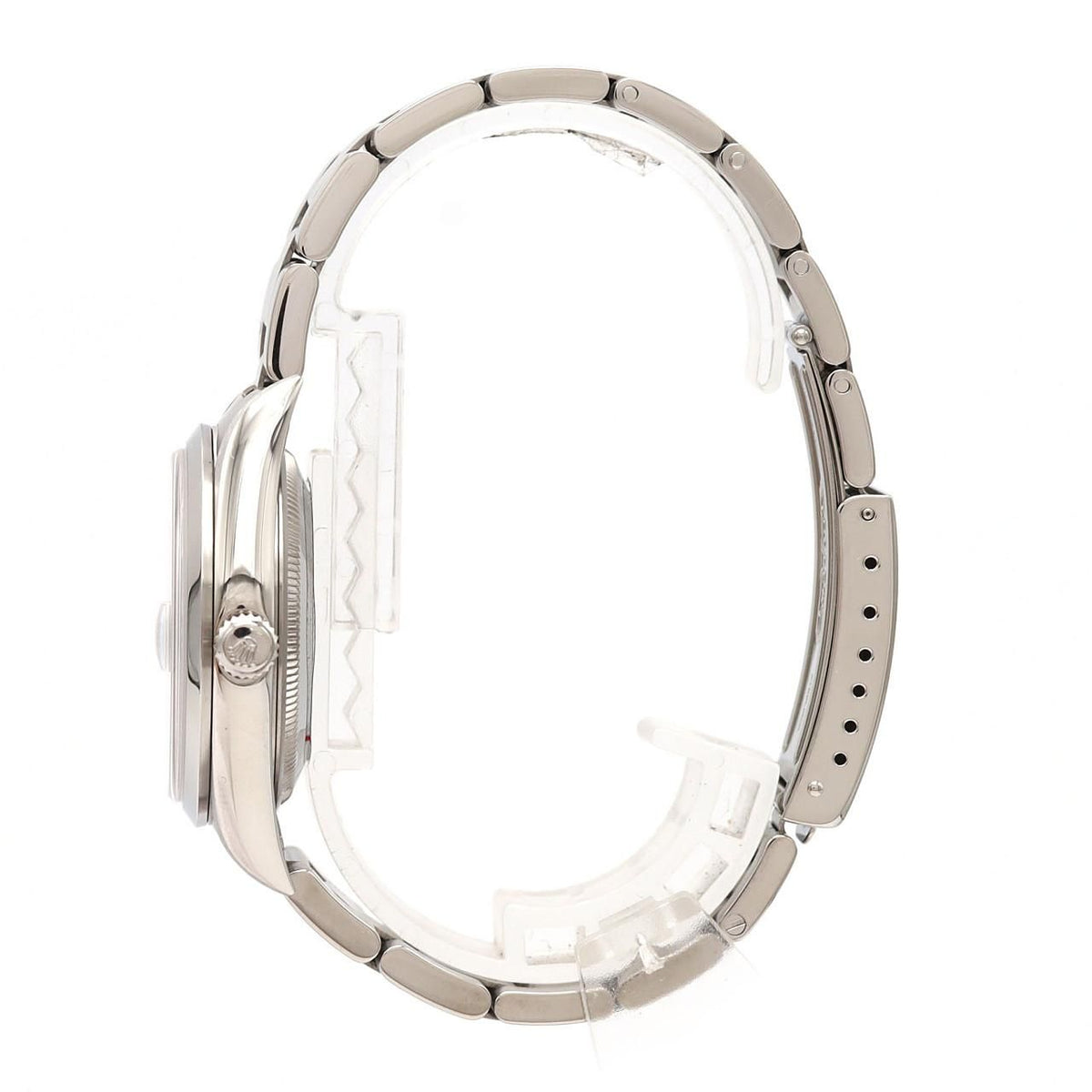 Rolex Oyster Perpetual Date SS Automatic Number Watch — view 3