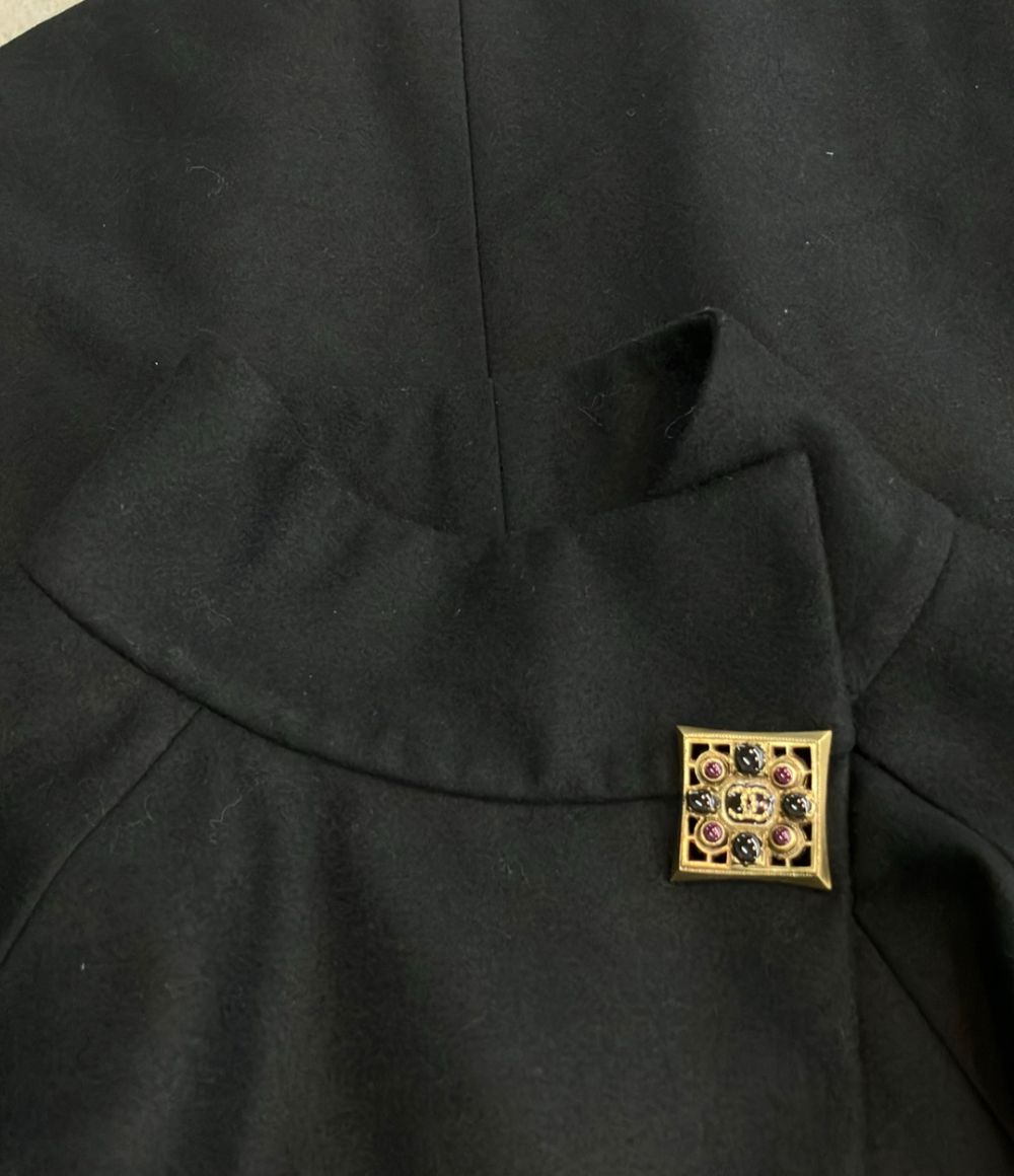 Chanel Wool Cashmere Cape Coat 38 — view 5