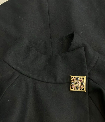 Chanel Wool Cashmere Cape Coat 38 — view 5