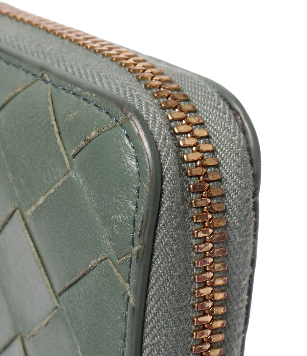 Bottega Veneta Zip Around Wallet Intrecciato — view 7