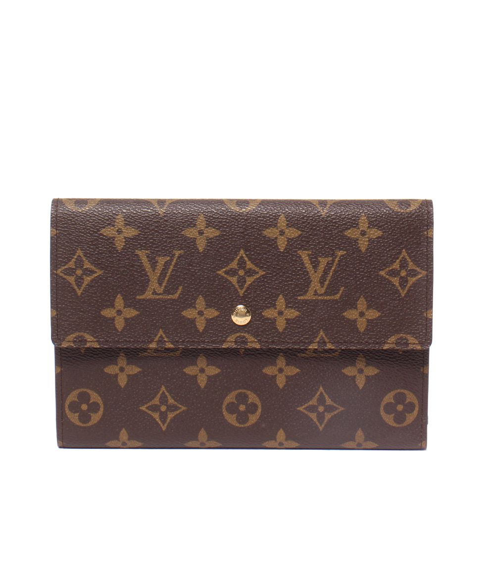 Louis Vuitton Wallet Trifold Passport Case Pochette Monogram