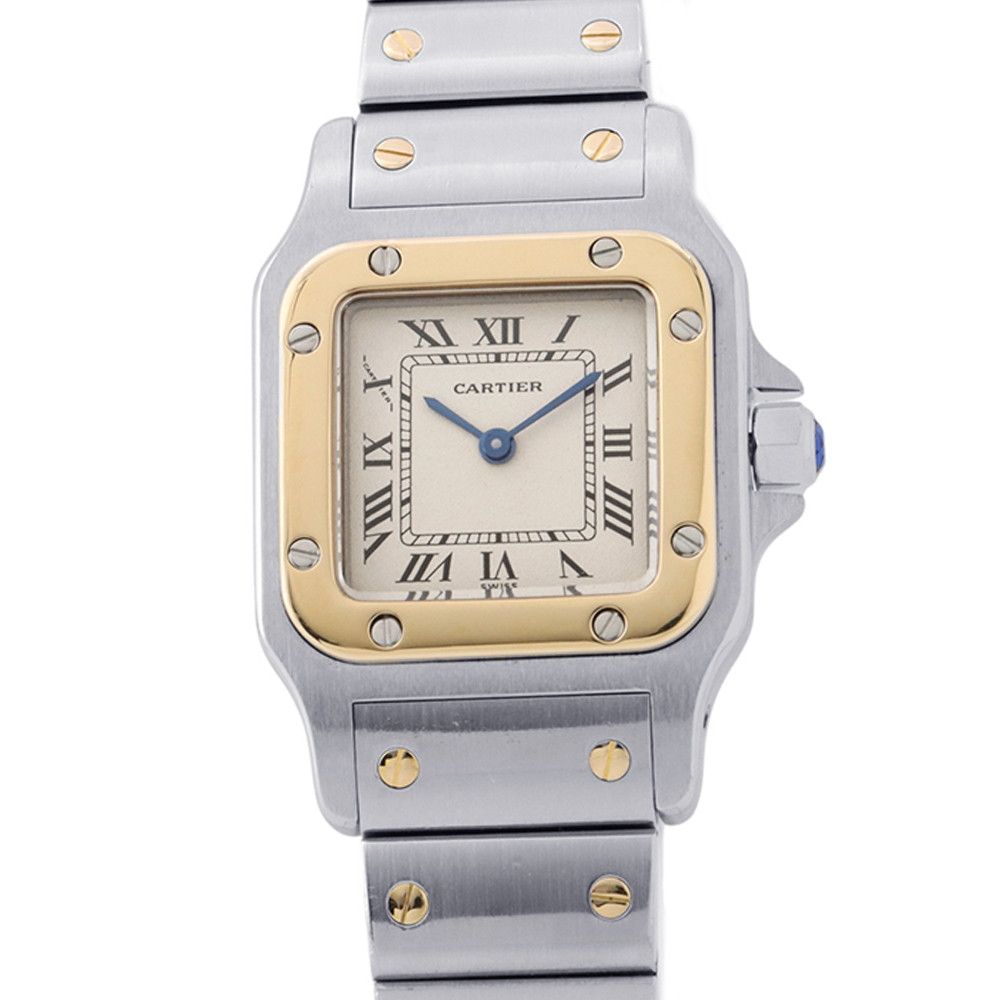 Cartier Santos Galbee SM Watch Quartz Ivory Dial