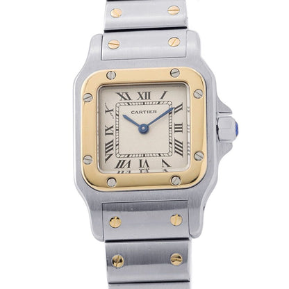 Cartier Santos Galbee SM Watch Quartz Ivory Dial