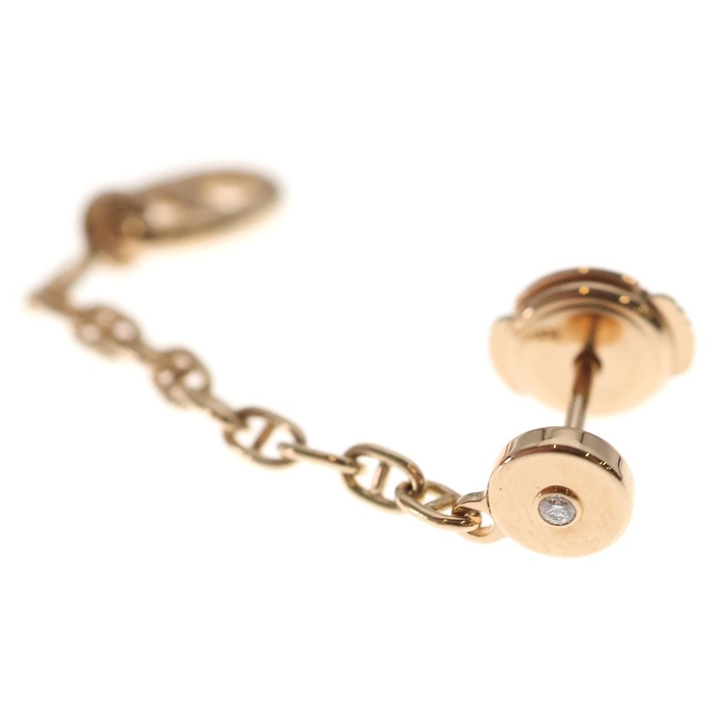 Hermes Chaine D'Ancre Farandole Earrings Pink Gold — view 5