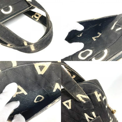 Chanel Handbag Pattern Icon CC Logo Canvas Black — view 8