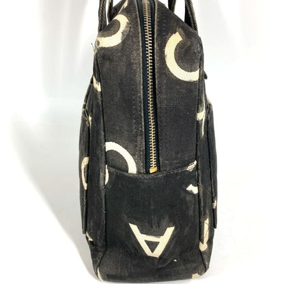 Chanel Handbag Pattern Icon CC Logo Canvas Black — view 4