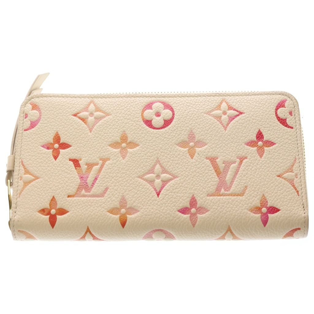 Louis Vuitton Monogram Empreinte Zippy Wallet Sunrise Aquarelle Leather