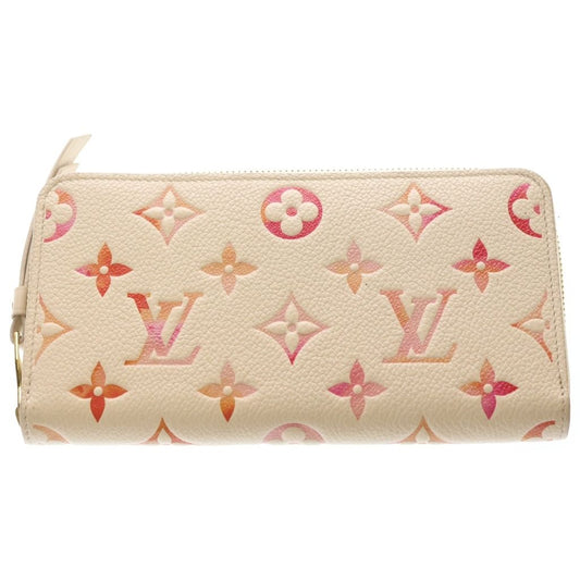 Louis Vuitton Monogram Empreinte Zippy Wallet Sunrise Aquarelle Leather