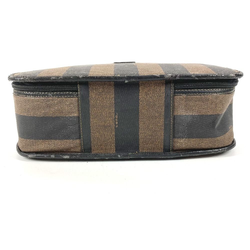 Fendi Handbag Pecan Logo Leather Khaki — view 5