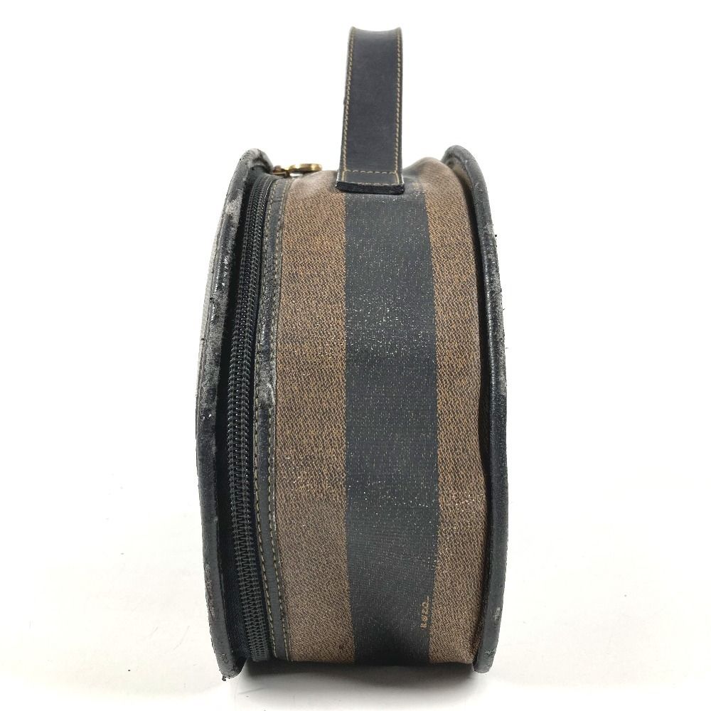 Fendi Handbag Pecan Logo Leather Khaki — view 3
