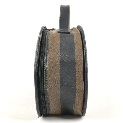 Fendi Handbag Pecan Logo Leather Khaki — view 3