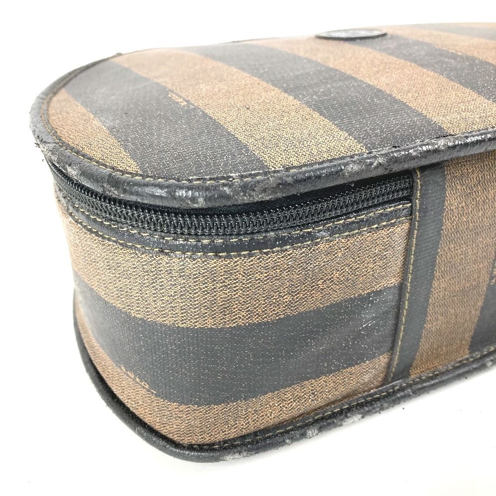 Fendi Handbag Pecan Logo Leather Khaki — view 7