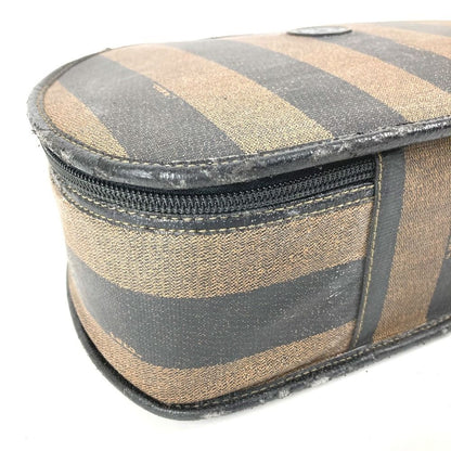 Fendi Handbag Pecan Logo Leather Khaki — view 7