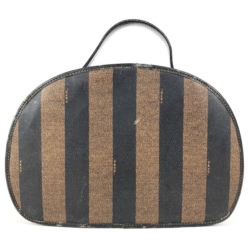 Fendi Handbag Pecan Logo Leather Khaki — view 2