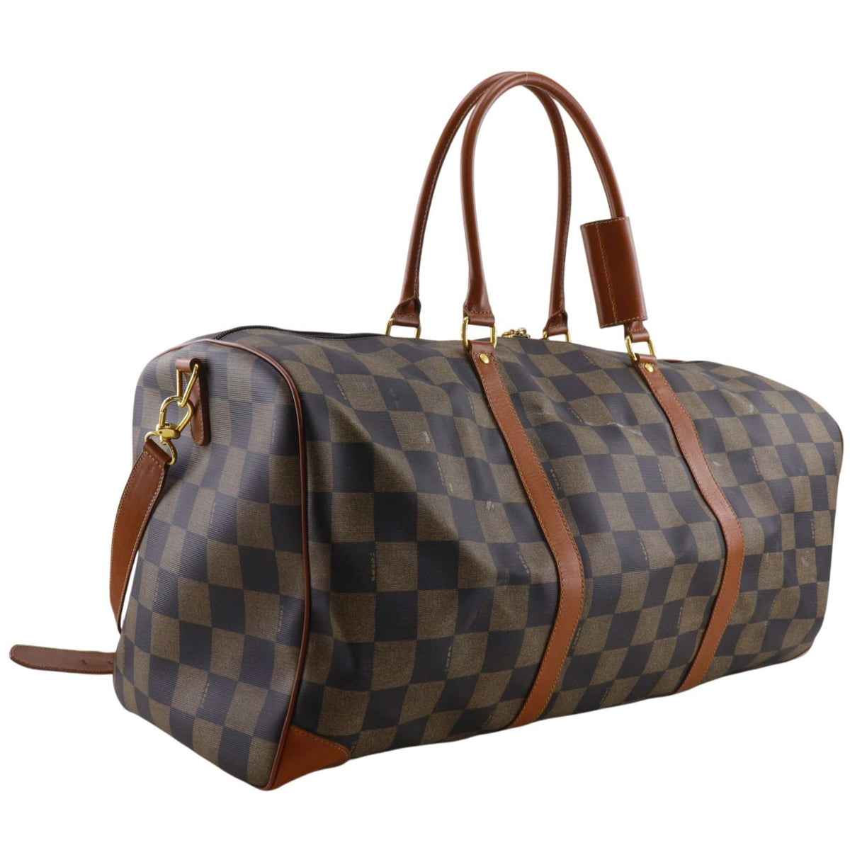 Fendi Pecan Brown Boston Bag — view 3