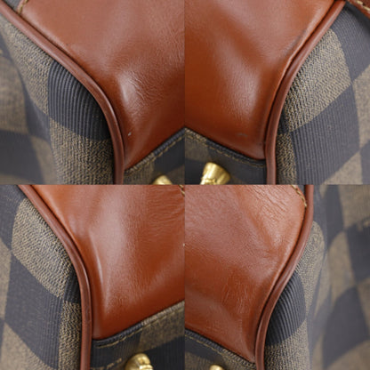 Fendi Pecan Brown Boston Bag — view 4