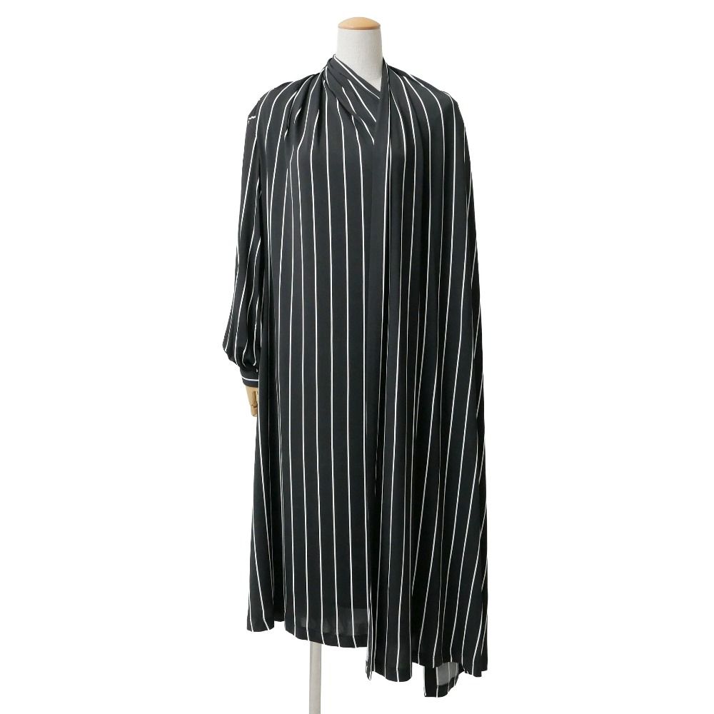 Balenciaga Dress 36 Asymmetric Jersey Fabric Stretch