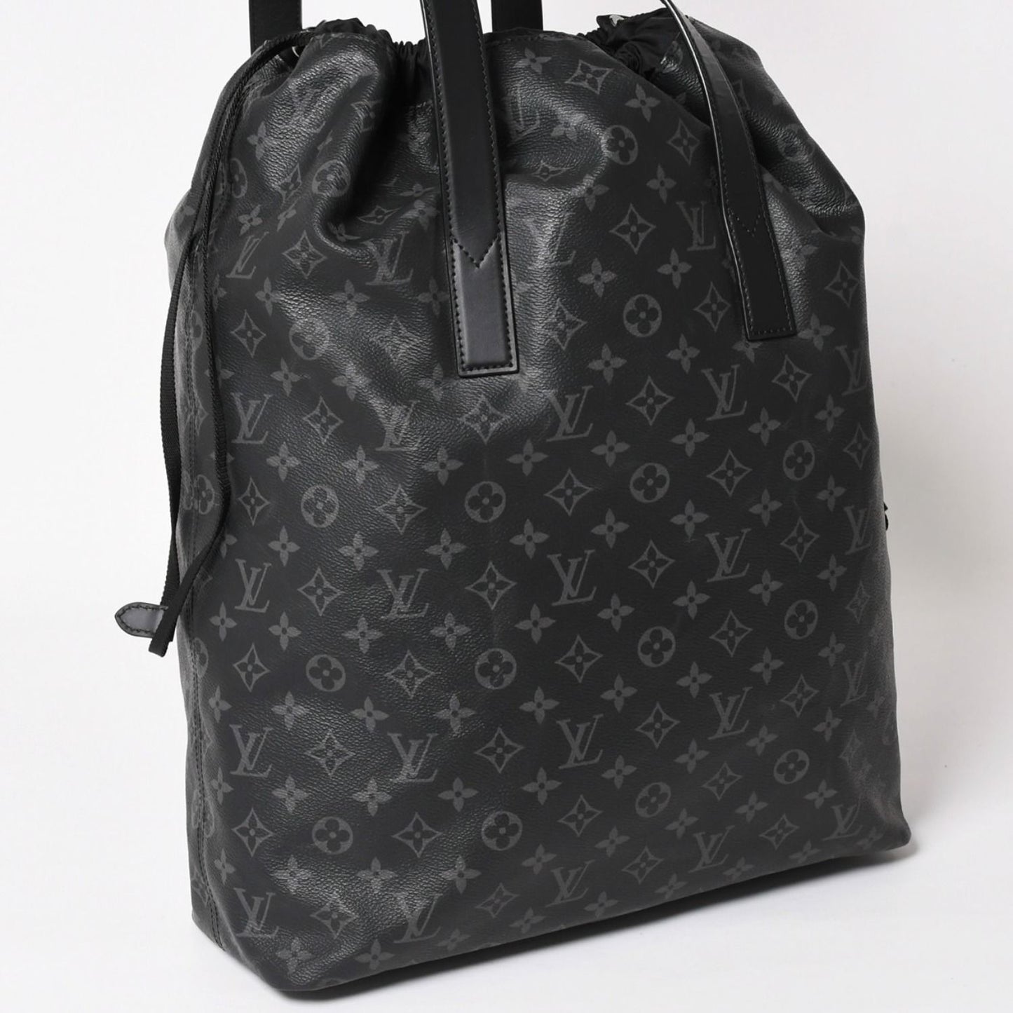 Louis Vuitton Monogram Eclipse Cabas Light Tote Bag Black — view 3