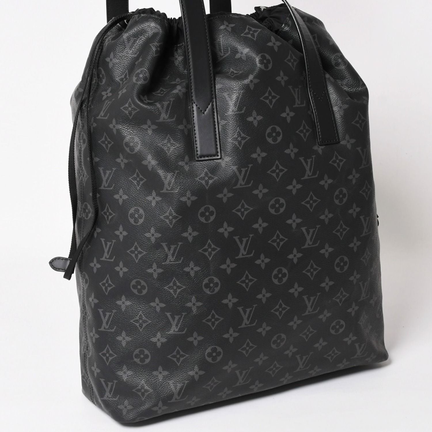 Louis Vuitton Monogram Eclipse Cabas Light Tote Bag Black — view 3