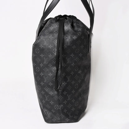Louis Vuitton Monogram Eclipse Cabas Light Tote Bag Black — view 4