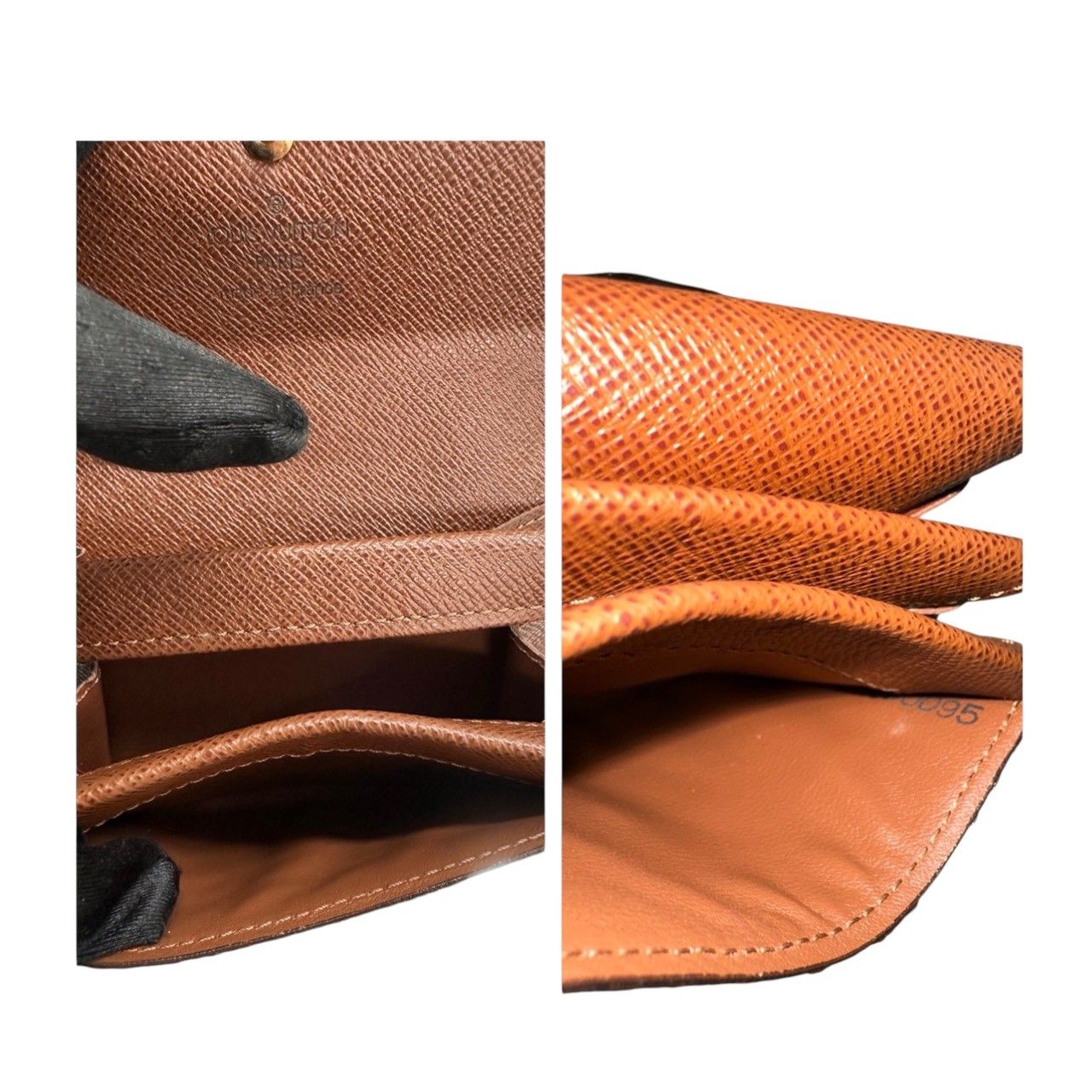 Louis Vuitton Monogram Porte-Monnaie Pla Brown — view 6
