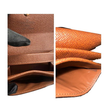Louis Vuitton Monogram Porte-Monnaie Pla Brown — view 6