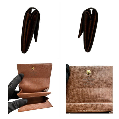 Louis Vuitton Monogram Porte-Monnaie Pla Brown — view 5