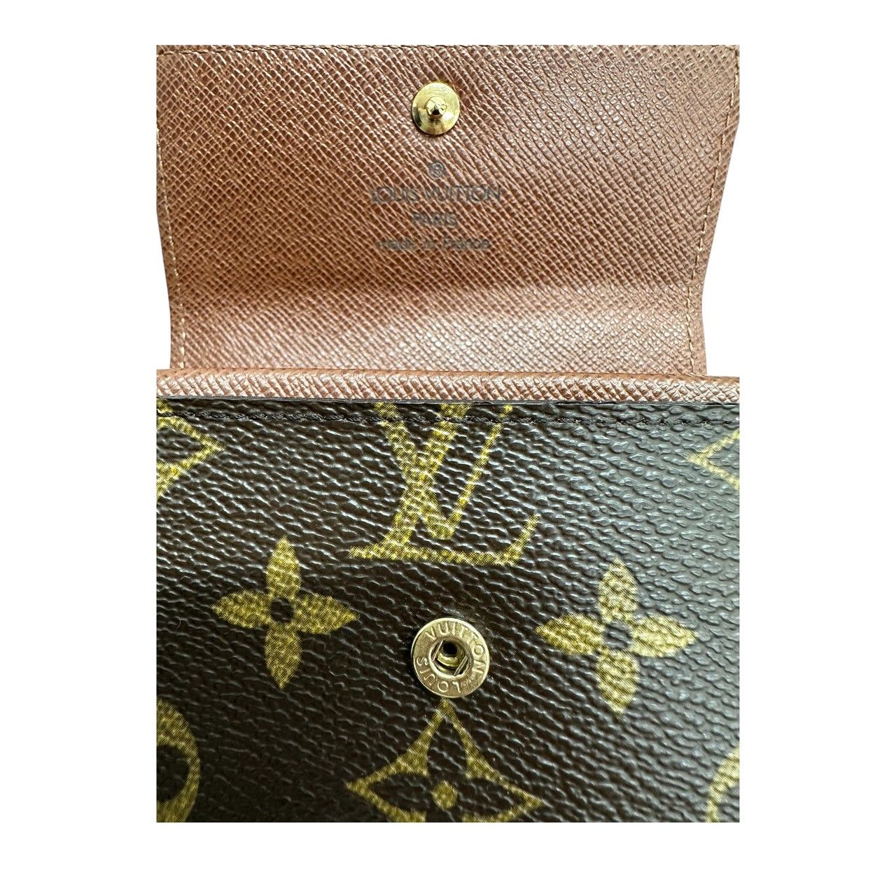 Louis Vuitton Monogram Porte-Monnaie Pla Brown — view 3