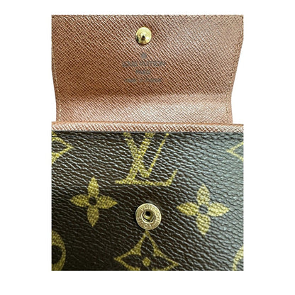 Louis Vuitton Monogram Porte-Monnaie Pla Brown — view 3