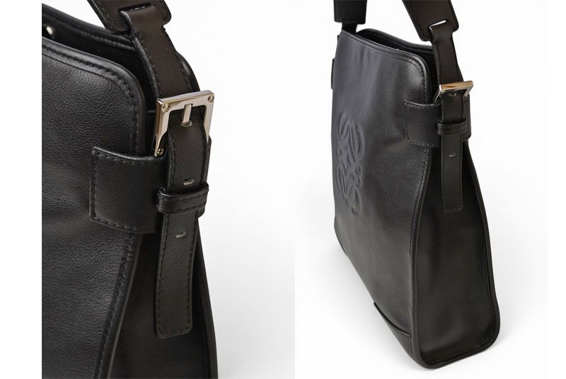 Loewe Shoulder Bag Vintage Anagram Leather Black — view 4