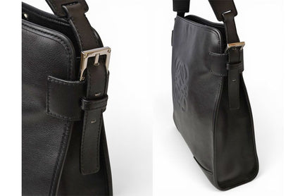 Loewe Shoulder Bag Vintage Anagram Leather Black — view 4
