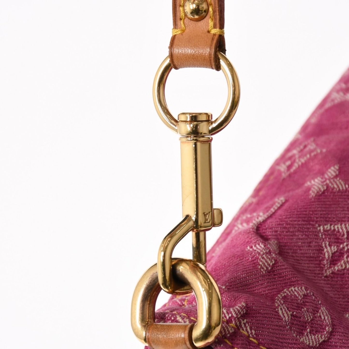 Louis Vuitton Mini Pleaty Bag Monogram Denim Pink — view 5