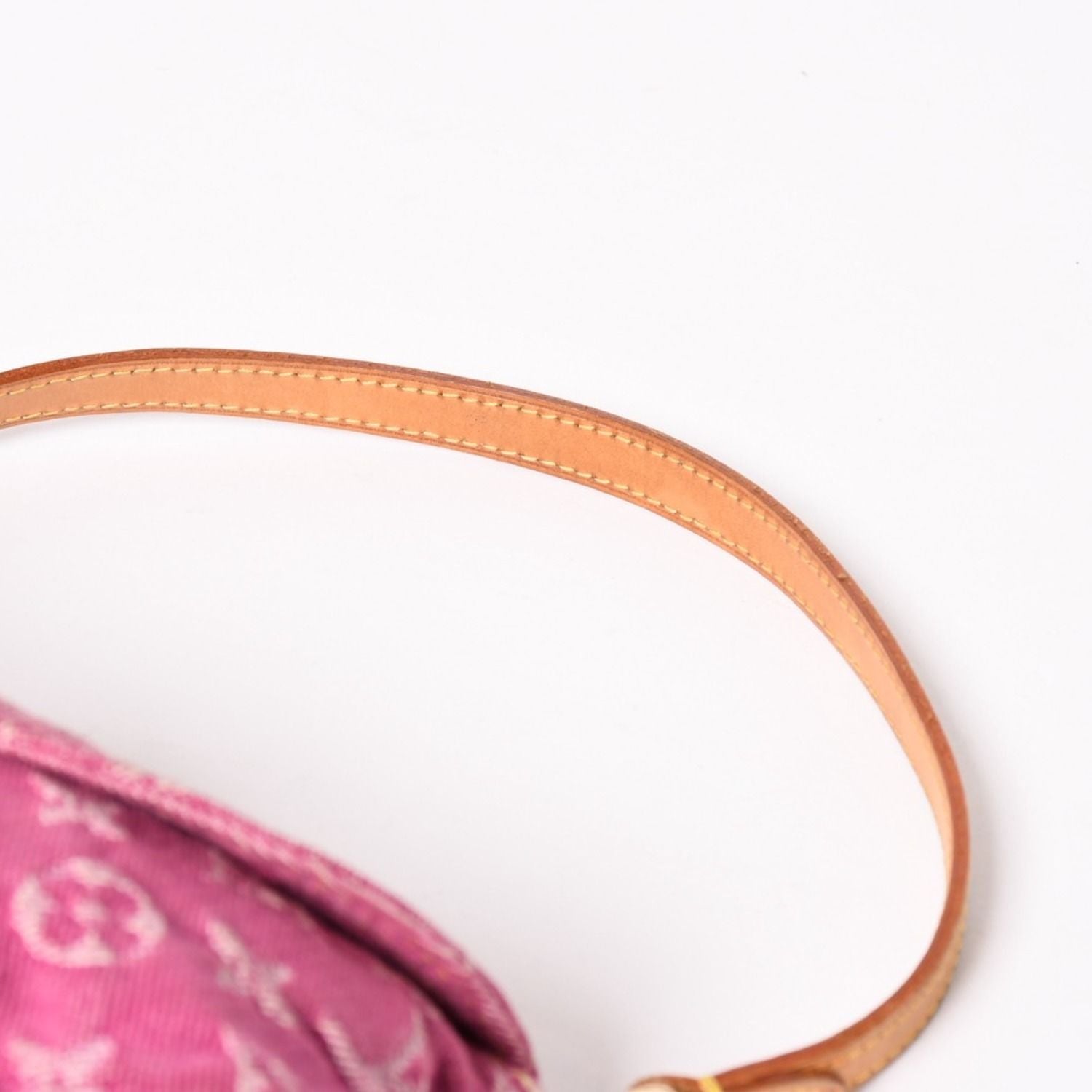 Louis Vuitton Mini Pleaty Bag Monogram Denim Pink — view 8