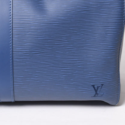 Louis Vuitton Boston Bag Keepall 45 Epi Miltille Silver — view 6