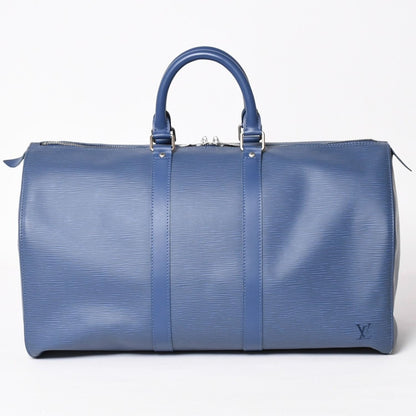 Louis Vuitton Boston Bag Keepall 45 Epi Miltille Silver