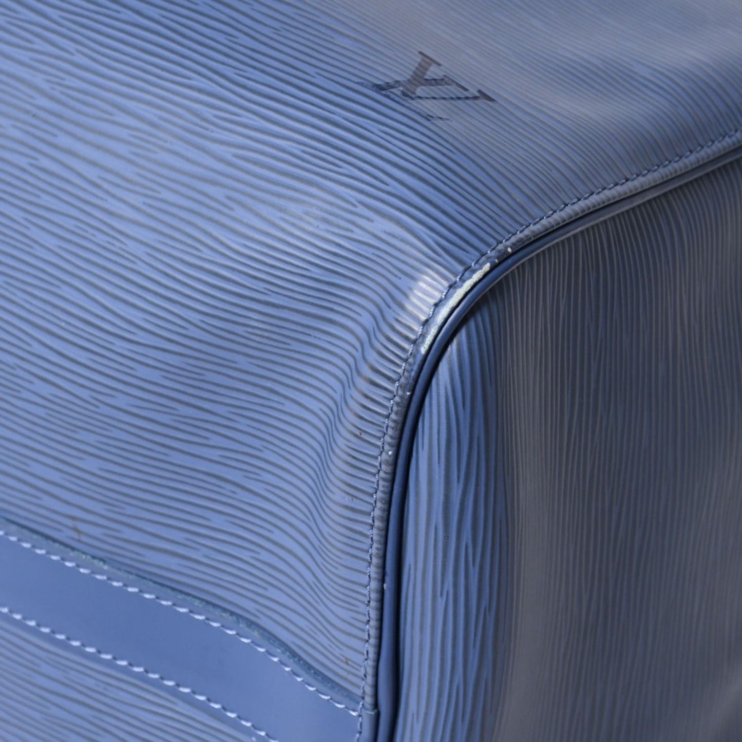 Louis Vuitton Boston Bag Keepall 45 Epi Miltille Silver — view 8